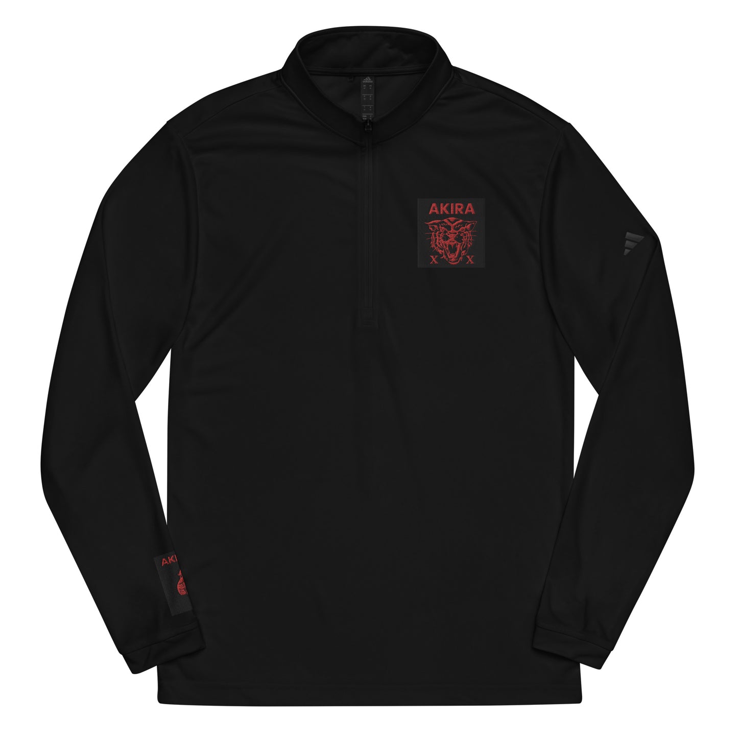 Akira Xx Adidas Black Quarter zip pullover