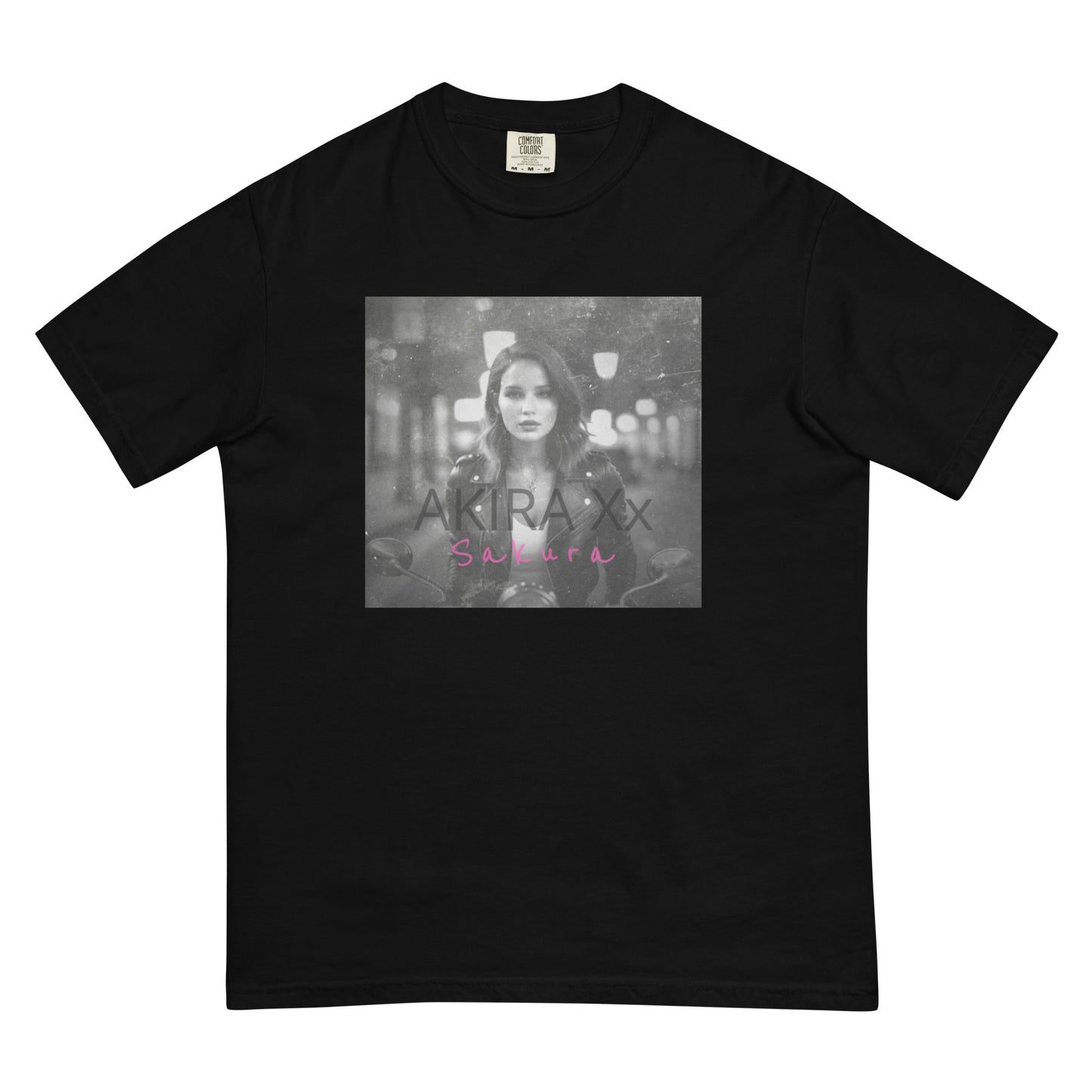 Akira Xx Sakura Unisex garment-dyed heavyweight t-shirt