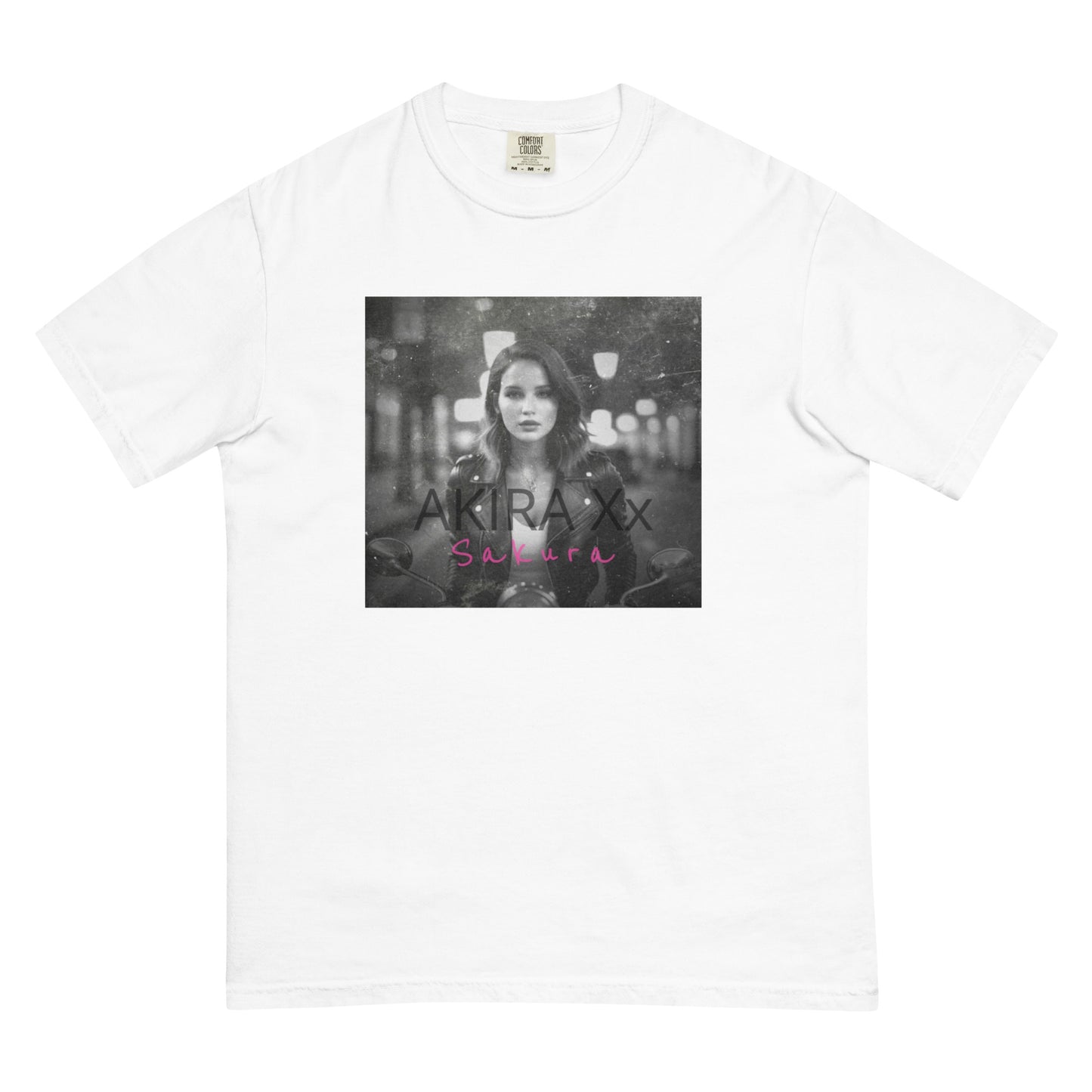 Akira Xx Sakura Unisex garment-dyed heavyweight t-shirt