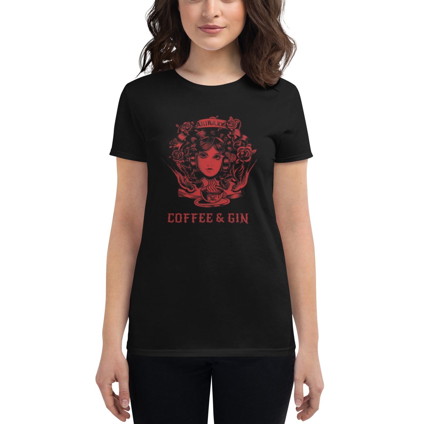 Akira Xx coffee and Gin Women's short sleeve t-shirt